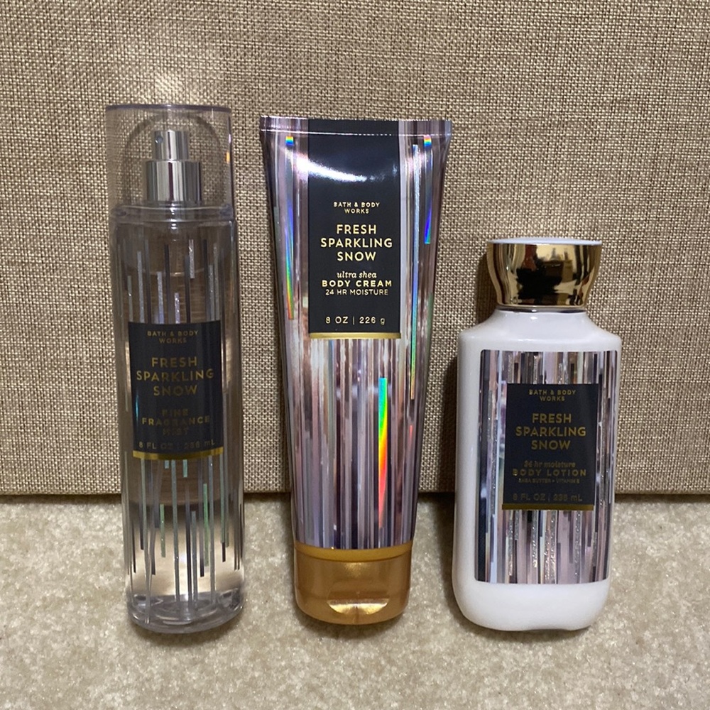 Fresh Sparkling Snow Bath and Body set